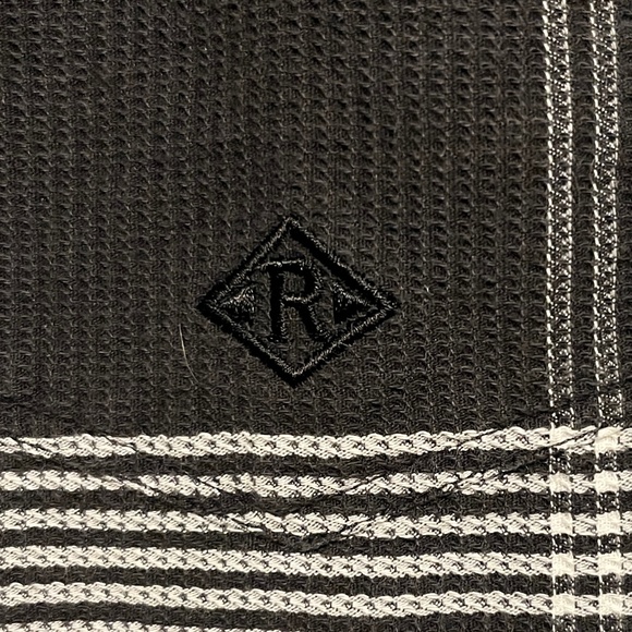 ROPER Men's Black & White Check Button-Down Shirt Size L - Picture 6 of 12